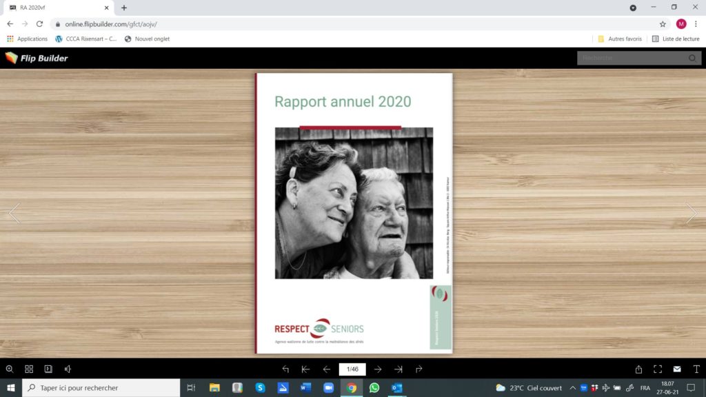 Respect Seniors : le rapport 2020